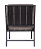 Picture of Koza Home Mist Brown Single Garden Chair Black Skeleton 6002 Single