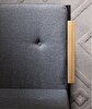 Picture of Koza Home Mist Gray Single Garden Chair Black Skeleton 6003 Single