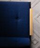 Picture of Koza Home Mist Navy Blue Single Garden Chair Black Skeleton 6004 Single