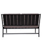 Picture of Koza Home Mist Brown Double Garden Chair Black Frame 6006 Double