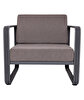Picture of Koza Home Nea Single Brown Garden Chair Anthracite Frame 7002 Single