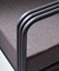 Picture of Koza Home Nea Single Brown Garden Chair Anthracite Frame 7002 Single