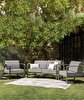 Picture of Koza Home Nea Single Gray Garden Chair Anthracite Frame 7003 Single