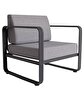 Picture of Koza Home Nea Single Gray Garden Chair Anthracite Frame 7003 Single