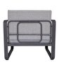 Picture of Koza Home Nea Single Gray Garden Chair Anthracite Frame 7003 Single