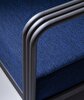 Picture of Koza Home Nea Single Navy Blue Garden Chair Anthracite Frame 7004 Single