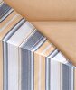 Picture of Koza Home Viento Duvet Cover Set Cotton Gray Ecru Striped Yellow Double 200x220 9501A Double