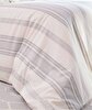 Picture of Koza Home Viento Duvet Cover Set Cotton Gray Anthracite Striped Anthracite Single 160x220 9503A Single