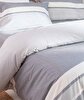 Picture of Koza Home Viento Duvet Cover Set Cotton Gray Anthracite Piece Gray Double 200x220 9513A Double