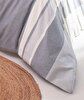 Picture of Koza Home Viento Duvet Cover Set Cotton Gray Anthracite Piece Gray Double 200x220 9513A Double
