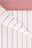 Picture of Koza Home Viento Duvet Cover Set Cotton Claret Coffee Striped Double 200x220 9522A Double