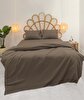 Picture of Koza Home Calmo Duvet Cover Set Brown Single 160x220 9559A Single