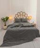 Picture of Koza Home Calmo Duvet Cover Set Smoke Double 200x220 9572A Double