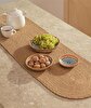 Picture of Koza Home Cesta American Service Handmade Cotton Natural Jute Knitted Plain Runner 37x136cm 9029 37 x 136