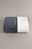 Picture of Koza Home Twin Blanket Soft Cotton Single Blanket Anthracite Cream 150 x 200 5014A Single