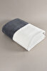 Picture of Koza Home Twin Blanket Soft Cotton Double Blanket Anthracite Cream 200 x 220 5013A Double