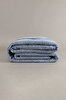 Picture of Koza Home Twin Blanket Soft Cotton Single Blanket Blue Cream 150 x 200 5015A Single
