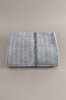 Picture of Koza Home Twin Blanket Soft Cotton Single Blanket Anthracite Cream 150 x 200 5018A Single