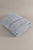 Picture of Koza Home Twin Blanket Soft Cotton Single Blanket Anthracite Cream 150 x 200 5018A Single