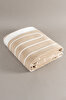 Picture of Koza Home Twin Blanket Soft Cotton Single Blanket Coffee Cream 150 x 200 5024A Single