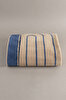 Picture of Koza Home Twin Blanket Soft Cotton Single Blanket Coffee Blue 150 x 200 5025A Single