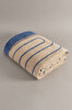 Picture of Koza Home Twin Blanket Soft Cotton Single Blanket Coffee Blue 150 x 200 5025A Single