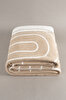 Picture of Koza Home Twin Blanket Soft Cotton Double Blanket Coffee Cream 200 x 220 5028A Double