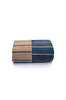Picture of Koza Home Twin Blanket Soft Cotton Double Blanket Coffee Blue 200 x 220 5029A Double