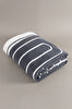 Picture of Koza Home Twin Blanket Soft Cotton Double Blanket Anthracite Cream 200 x 220 5030A Double
