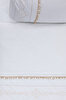 Picture of Koza Home Farayla Ethnic Patterned Dark Beige 100% Cotton Single Duvet Cover Set 170x220 7509A Single