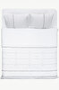 Picture of Koza Home Farayla Ethnic Patterned Gray 100% Cotton Single Duvet Cover Set 170x220 7510A Single
