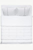 Picture of Koza Home Farayla Ethnic Patterned Gray 100% Cotton Double Duvet Cover Set 200x220 7512A Double