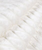 Picture of Koza Carpet Sheepskin Washable Non-Slip Base Diamond Patterned White Carpet 60 x 100