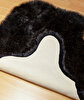 Picture of Koza Carpet Sheepskin Washable Non-Slip Base Anthracite Carpet 60 x 90
