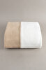 Picture of Koza Home Twin Soft Cotton Double Blanket Coffee Cream 200 x 220 5010A Double