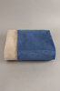 Picture of Koza Home Twin Soft Cotton Double Blanket Coffee Blue 200 x 220 5012A Double