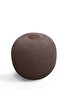 Picture of Koza Home Fluffy Knitted Pouf Brown 8006 50 x 50
