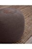 Picture of Koza Home Fluffy Knitted Pouf Brown 8006 50 x 50