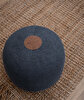 Picture of Koza Home Fluffy Knitted Pouf Anthracite 8008 50 x 50