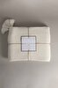Picture of Koza Home Miel Cream Single Blanket with Pom Pom Edge 160 x 220 37101 Single