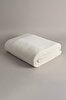 Picture of Koza Home Miel Cream Single Blanket with Pom Pom Edge 160 x 220 37101 Single