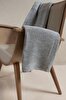 Picture of Koza Home Miel Gray Edge Pom Pom TV Blanket 130x170 37107 130 x 170