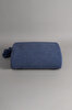 Picture of Koza Home Miel Indigo Edge Pompom Double Blanket 200x220 37115 Double