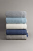Picture of Koza Home Miel Indigo Edge Pompom Double Blanket 200x220 37115 Double