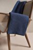 Picture of Koza Home Miel Indigo Edge Pom Pom Single Blanket 160x220 37116 Single