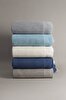 Picture of Koza Home Miel Indigo Edge Pom Pom Single Blanket 160x220 37116 Single