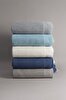 Picture of Koza Home Miel Blue Edge Pom Pom TV Blanket 130x170 37122 130 x 170