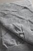 Picture of Koza Home Espuma De Mar Gray Single Blanket 160x220 37131 Single