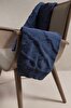 Picture of Koza Home Espuma De Mar Indigo Single Blanket 160x220 37141 Single