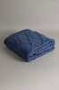 Picture of Koza Home Espuma De Mar Indigo Single Blanket 160x220 37141 Single